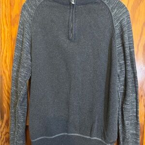 Buckle Men's Charcoal Zip-Up Sweater